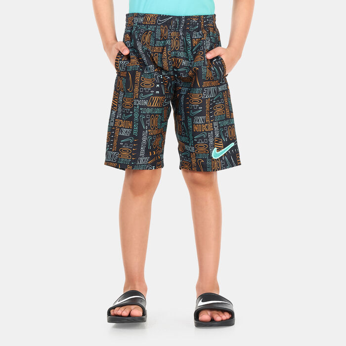Nike Swim Kids' 8-inch Volley Shorts Black Nike Swim Kids' 8-inch Volley Shorts Black image number 0