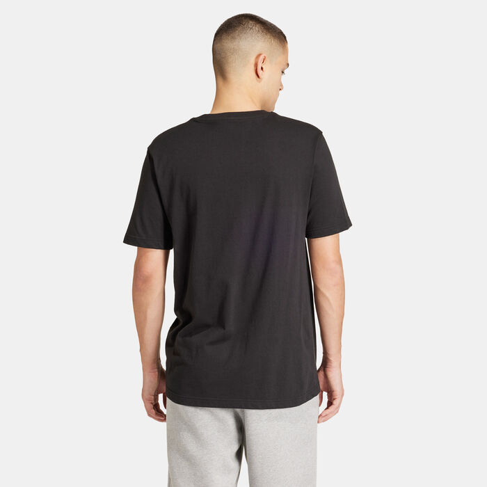 adidas Originals Men's Trefoil Essentials T-Shirt Black adidas Originals Men's Trefoil Essentials T-Shirt Black image number 1