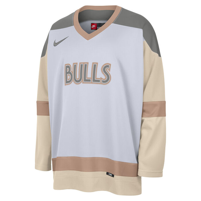 Nike Men's NBA Chicago Bulls City Edition Hockey Jersey Multi-Color Nike Men's NBA Chicago Bulls City Edition Hockey Jersey Multi-Color image number 0