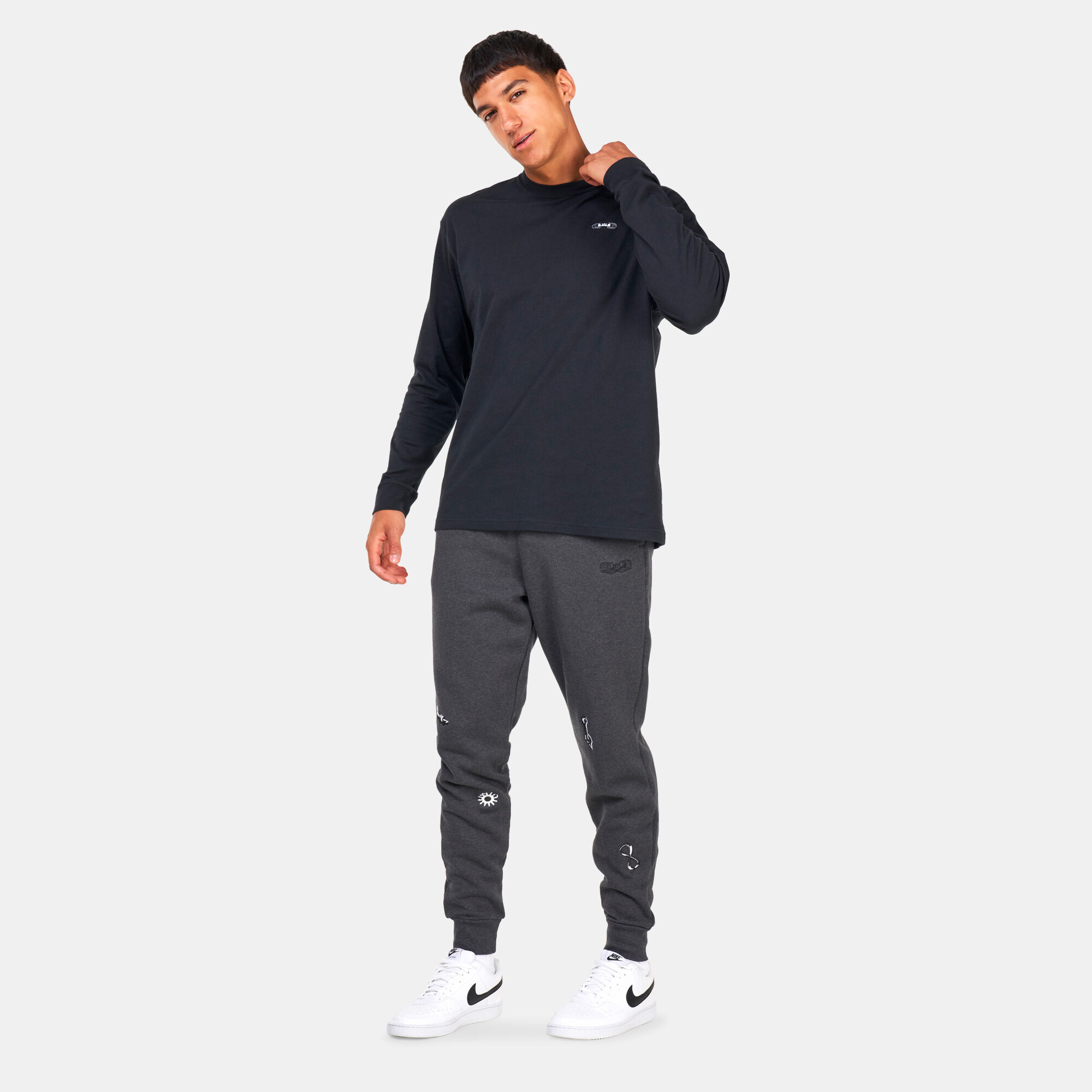 Lebron grey sweatpants shop