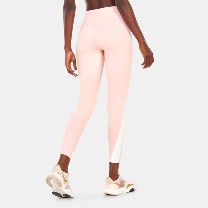 Sun and Sand Sports Women's Cut-N-Sew Leggings Pink Sun and Sand Sports Women's Cut-N-Sew Leggings Pink image number 1