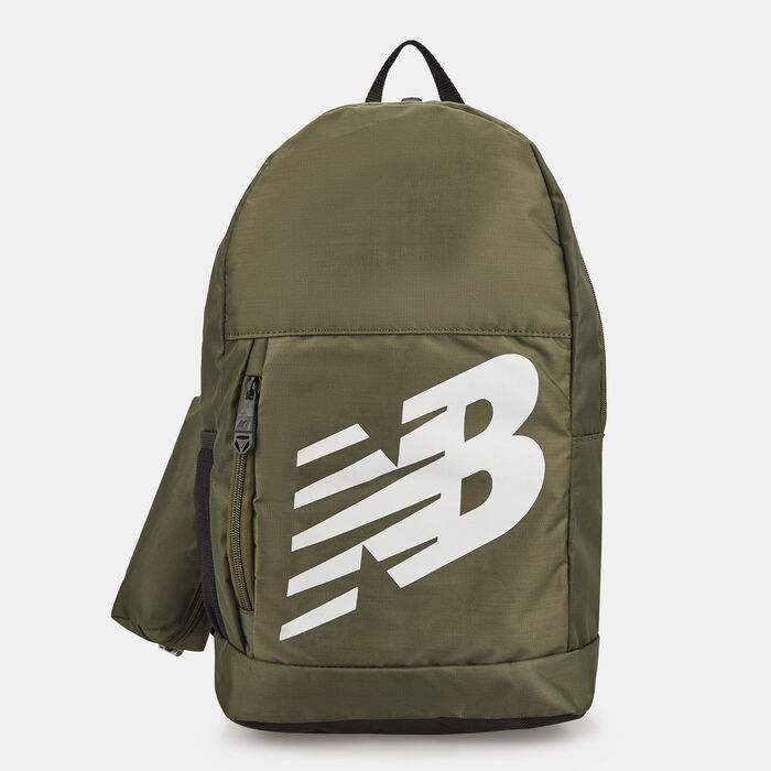 New Balance Kids' Logo Backpack with Pencil Case Green image number 0