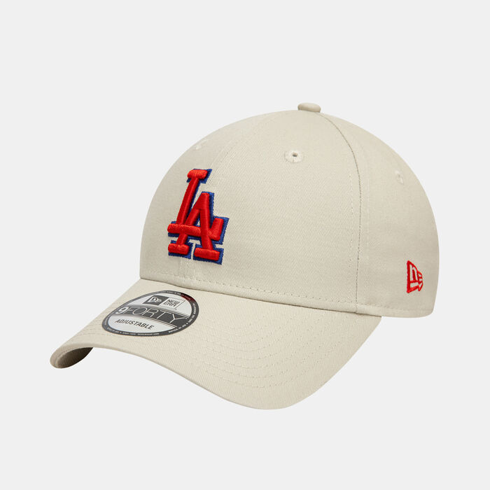 New Era Men's MLB Los Agneles Dodgers Side Patch 9FORTY Cap Beige New Era Men's MLB Los Agneles Dodgers Side Patch 9FORTY Cap Beige image number 1