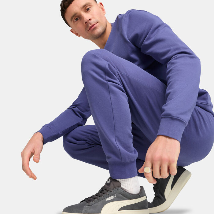 PUMA Men's Essentials Elevated Sweatpants Purple PUMA Men's Essentials Elevated Sweatpants Purple image number 3