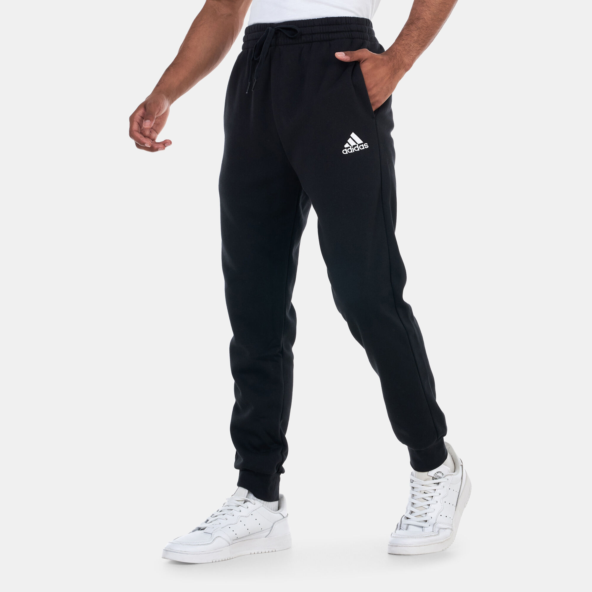 Adidas fleece pants mens online