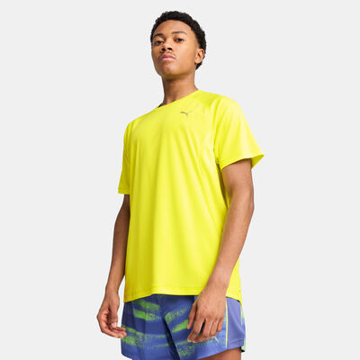 PUMA Men's VELOCITY Running T-Shirt yellow
