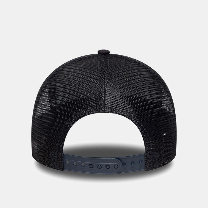 New Era Men's Patch Trucker Cap Blue New Era Men's Patch Trucker Cap Blue image number 3