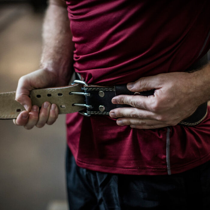 Harbinger Padded Leather Belt Black image number 4
