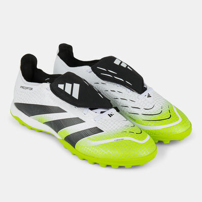 adidas Men's Predator League Fold-Over Tongue Turf Ground Football Shoes White adidas Men's Predator League Fold-Over Tongue Turf Ground Football Shoes White