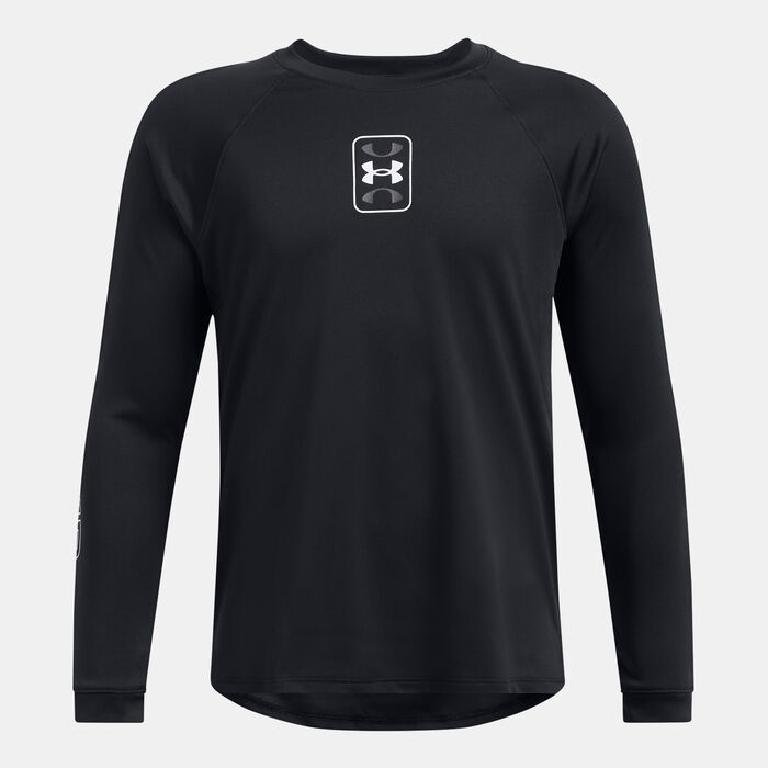 Under Armour Kids' Zone Shooting Basketball T-Shirt Black image number 0