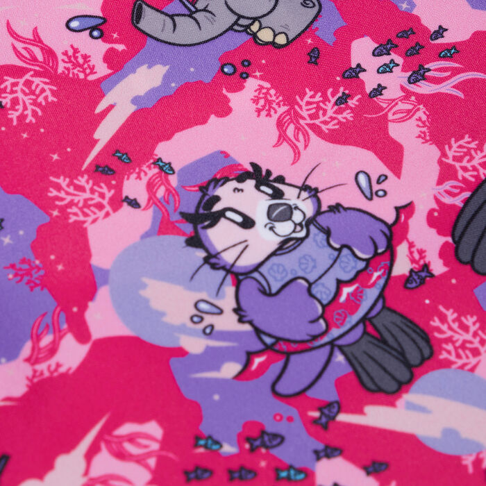 Speedo Kids' Learn T Swim Cap Pink image number 2