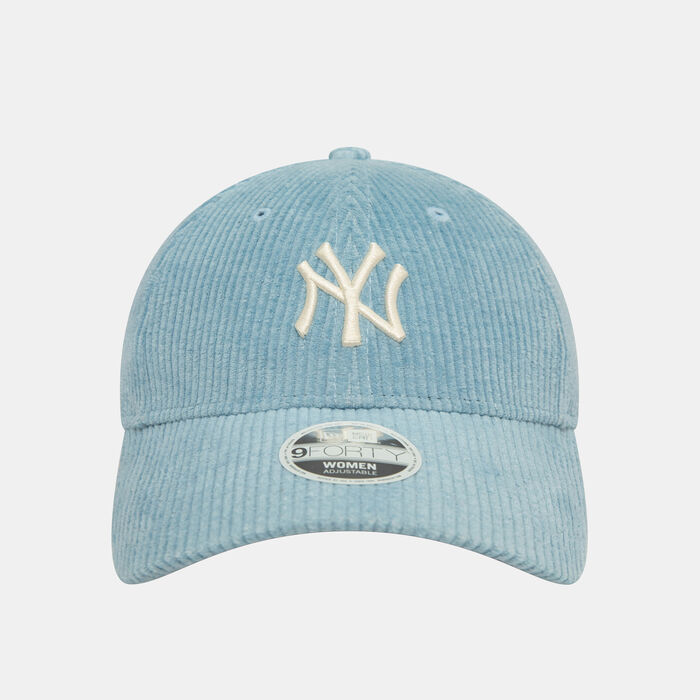 New Era Women's New York Yankees Corduroy 9FORTY Cap Blue New Era Women's New York Yankees Corduroy 9FORTY Cap Blue image number 0