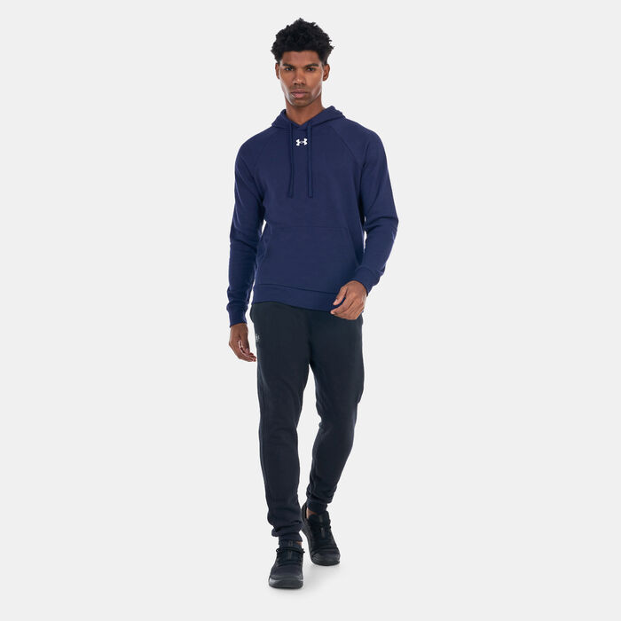 Under Armour Men's UA Rival Fleece Hoodie Blue image number 2
