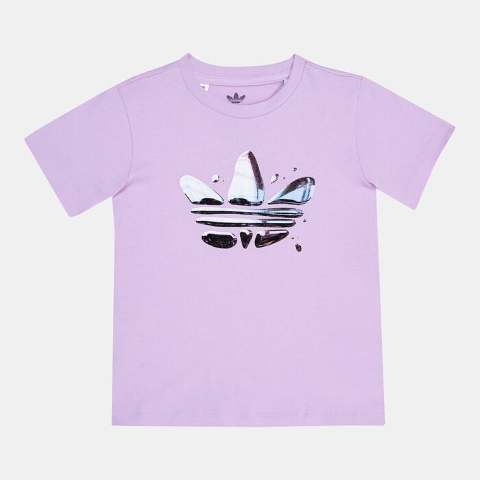 adidas Originals Kids' Graphic Logo T-Shirt Pink adidas Originals Kids' Graphic Logo T-Shirt Pink image number 0