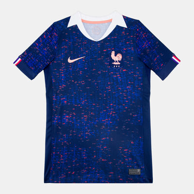 Nike Kids' France 2025 Home Replica Football Jersey (Women's Team) Blue