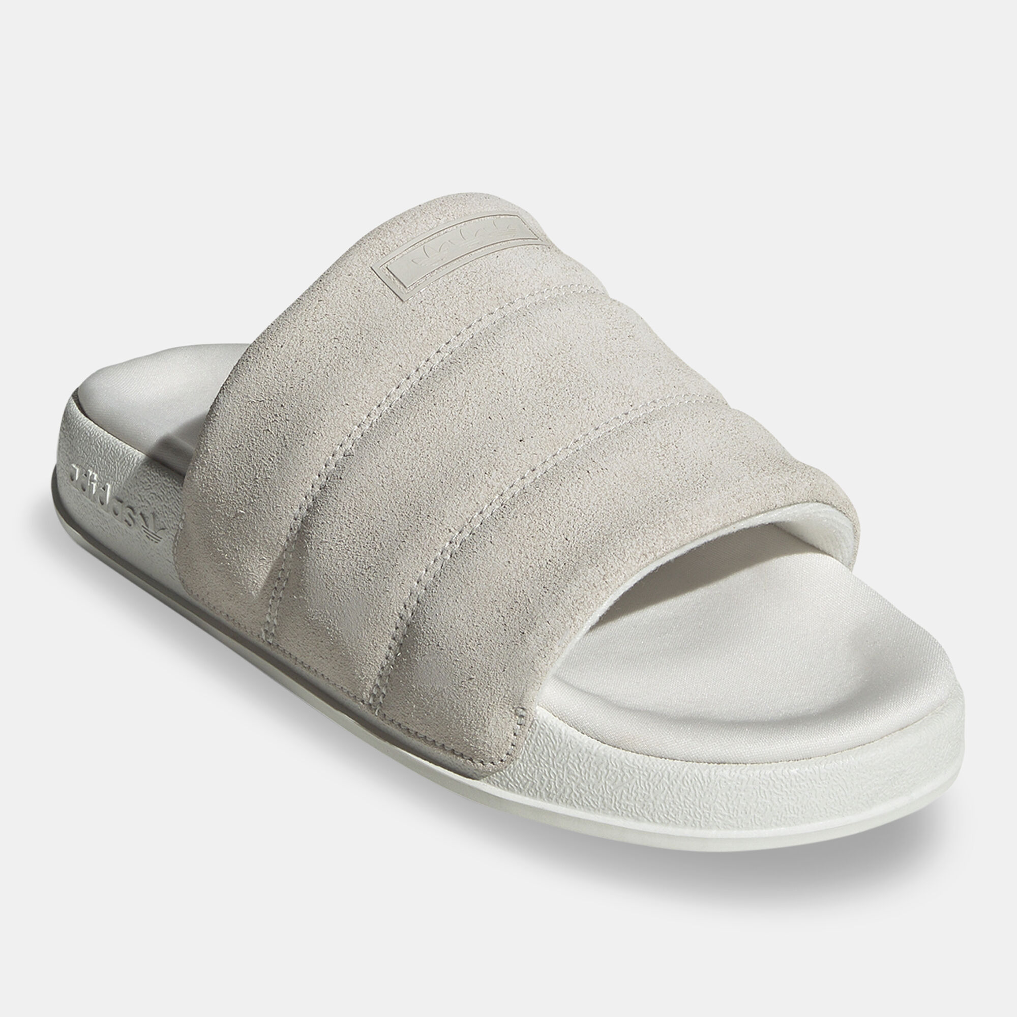 White adidas slides womens online