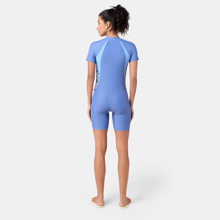 COEGA Women's Slim-Kini One-Piece Swimsuit Blue COEGA Women's Slim-Kini One-Piece Swimsuit Blue image number 1