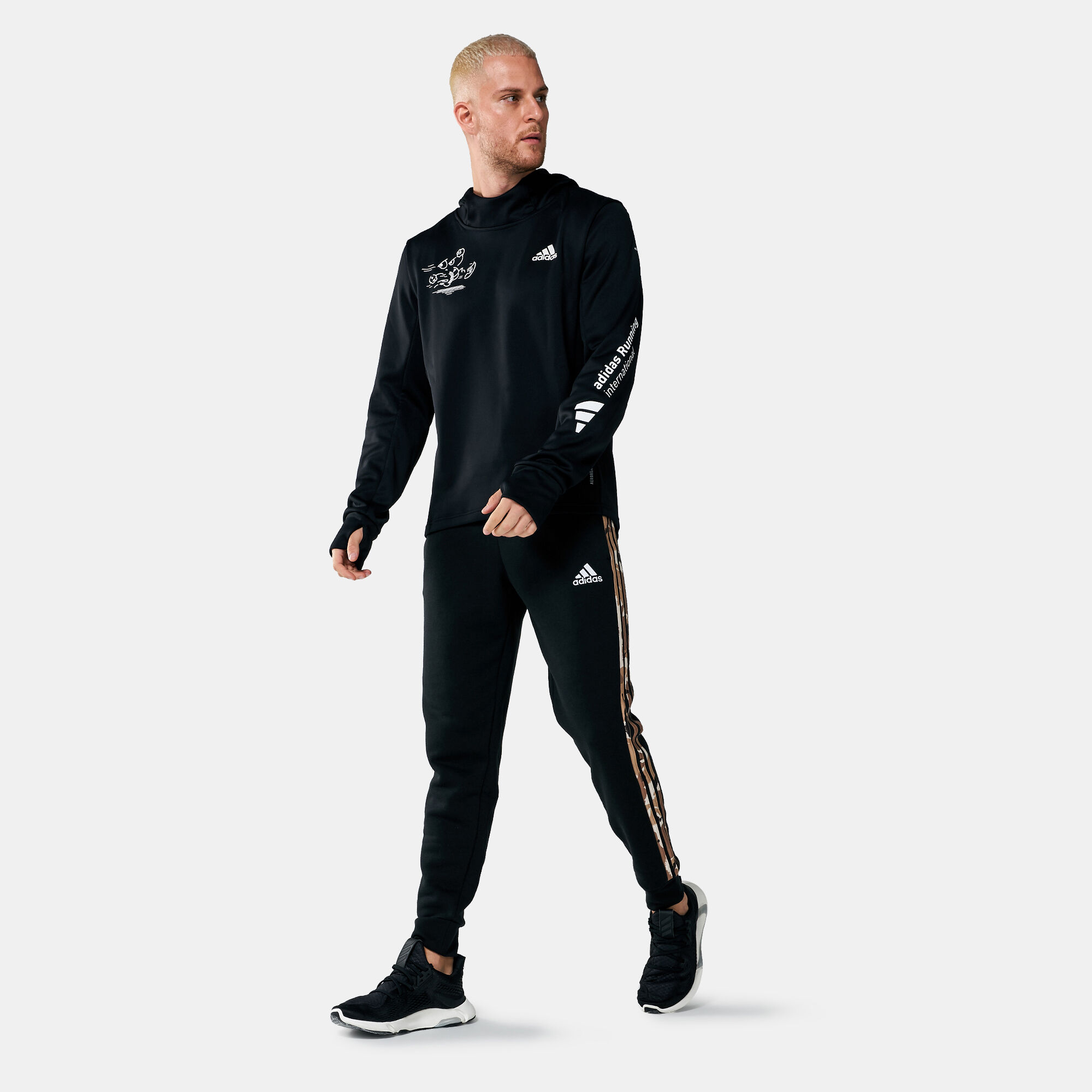 Adidas on sale hoodie running
