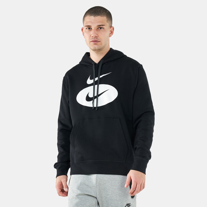 Nike Men's Sportswear Swoosh League Fleece Hoodie White image number 0