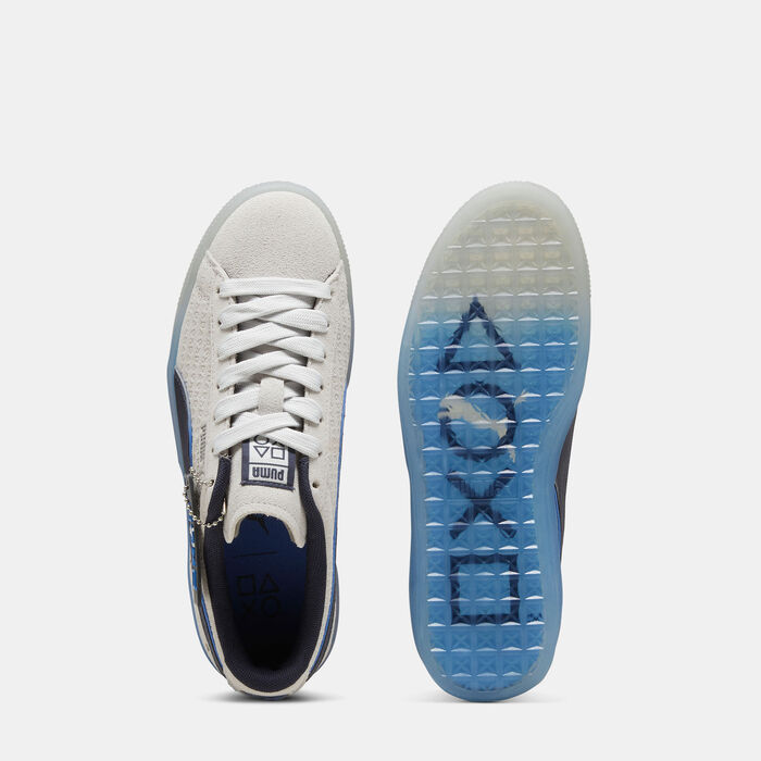 PUMA Kids' x PLAYSTATION Suede Shoes Grey PUMA Kids' x PLAYSTATION Suede Shoes Grey image number 3
