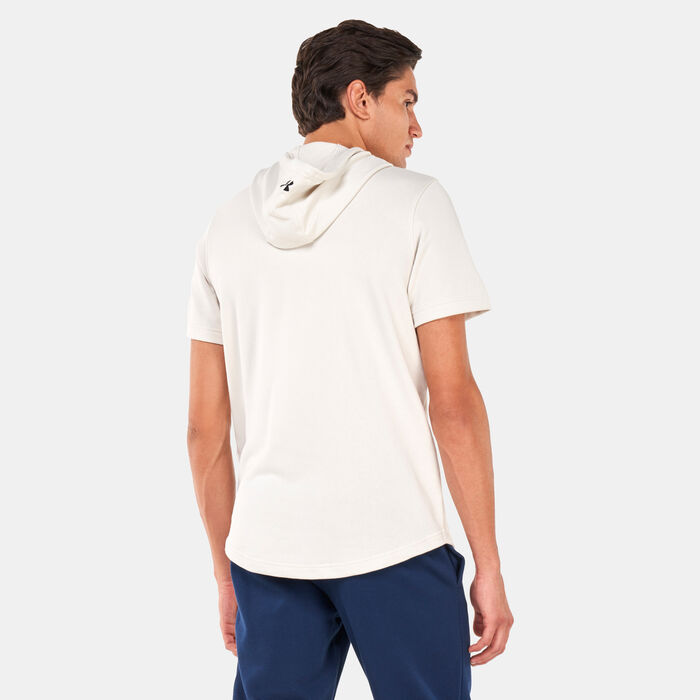 Under Armour Men's UA Project Rock Terry Hoodie White image number 1