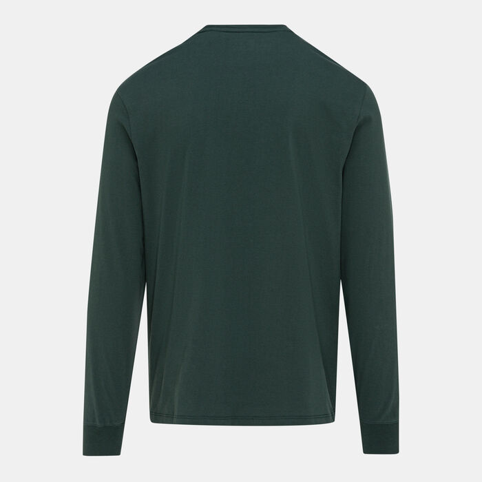 Timberland Men's Authentic Long Sleeve Graphic T-Shirt Green Timberland Men's Authentic Long Sleeve Graphic T-Shirt Green image number 1
