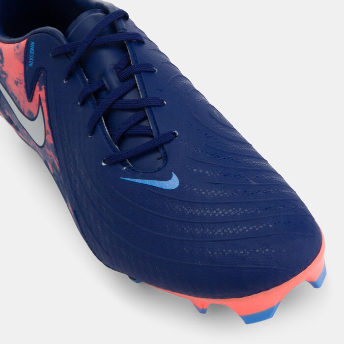 Nike Men's Phantom GX 2 Academy Football Shoes Blue Nike Men's Phantom GX 2 Academy Football Shoes Blue image number 4