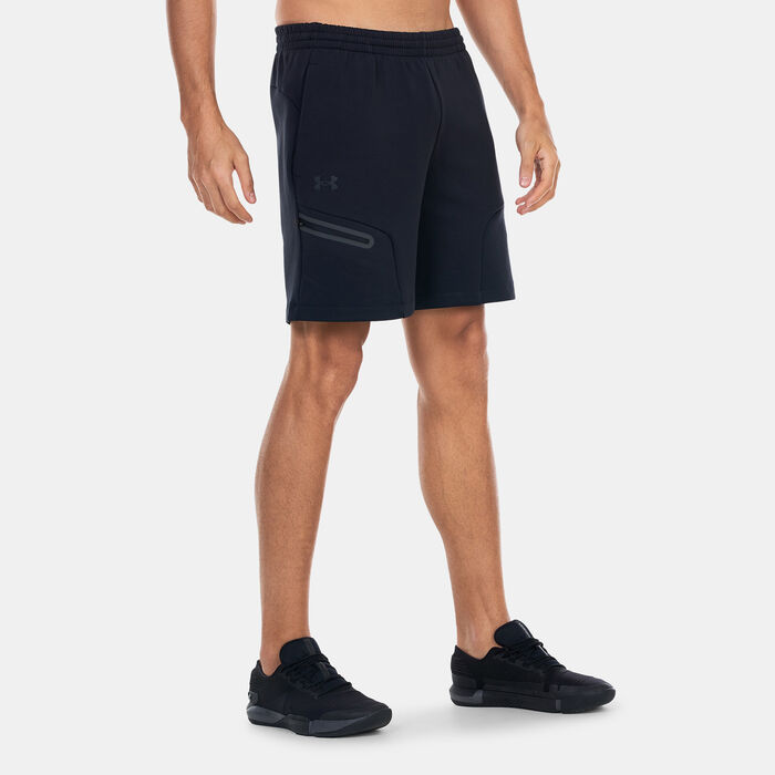 Under Armour Men's Unstoppable Fleece Shorts Black image number 0