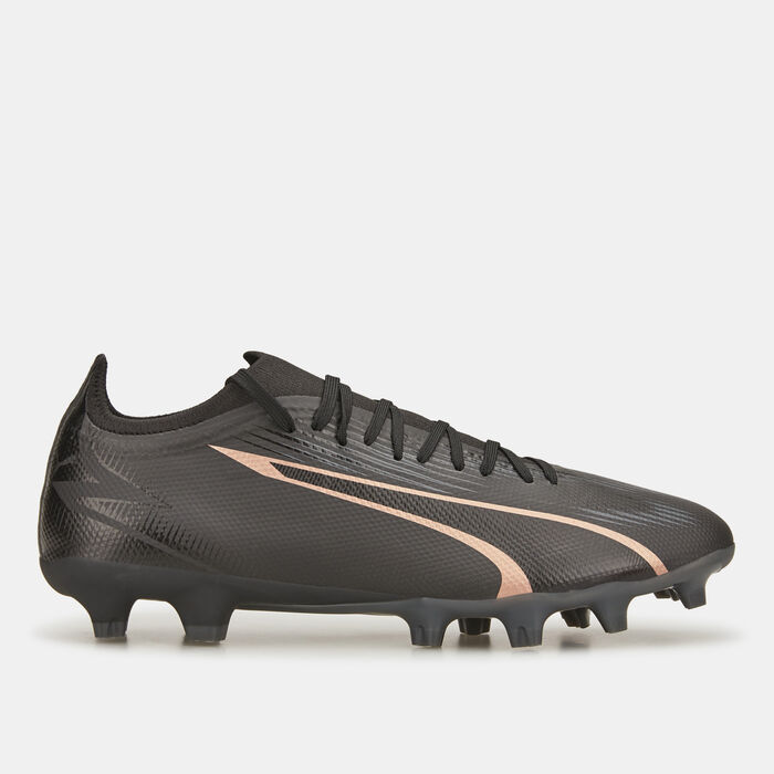 PUMA Men's ULTRA MATCH Firm Ground/Artificial Ground Football Shoes Black PUMA Men's ULTRA MATCH Firm Ground/Artificial Ground Football Shoes Black image number 0