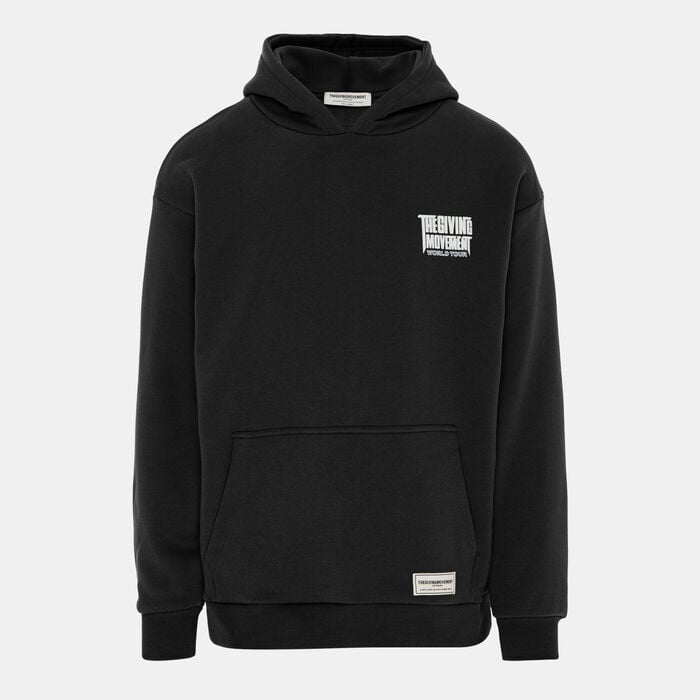 The Giving Movement Men's Country Print Hoodie Black The Giving Movement Men's Country Print Hoodie Black image number 0