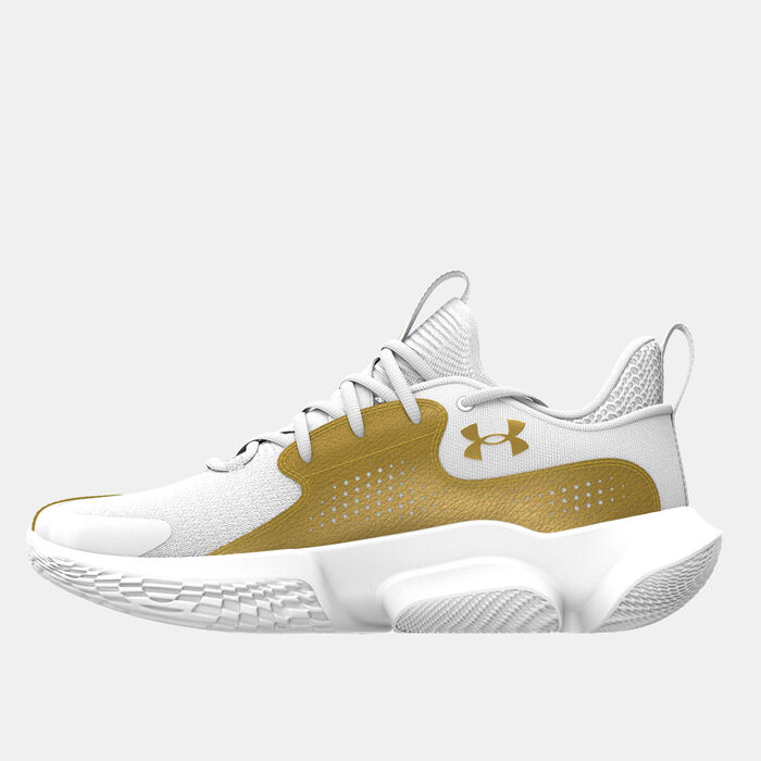 Under Armour UA Flow FUTR X 3 Basketball Shoes White Under Armour UA Flow FUTR X 3 Basketball Shoes White image number 3