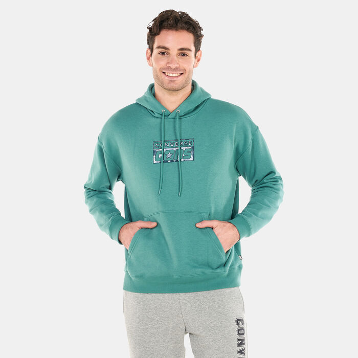 Converse Men's CONS Fleece Pullover Hoodie Green Converse Men's CONS Fleece Pullover Hoodie Green image number 0