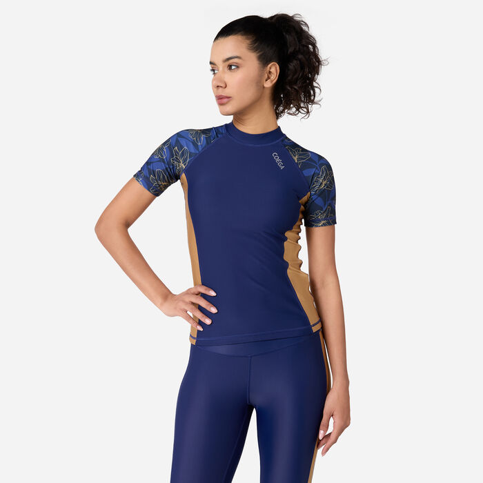 COEGA Women's Swimming Rashguard Blue COEGA Women's Swimming Rashguard Blue image number 0