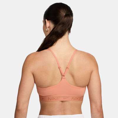 Nike Women's Indy Light-Support Training Sports Bra Peach