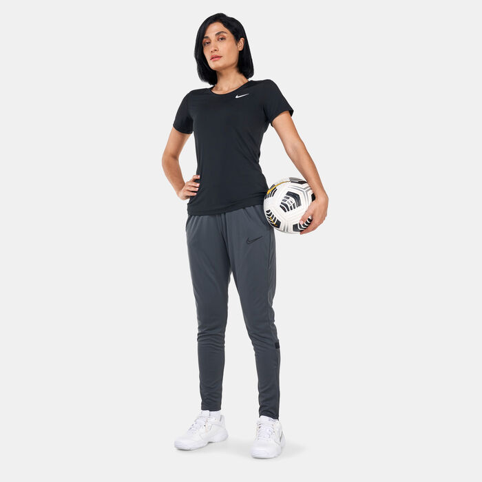 Nike Women's Dri-FIT Academy Football Drill Pants Grey Nike Women's Dri-FIT Academy Football Drill Pants Grey image number 2