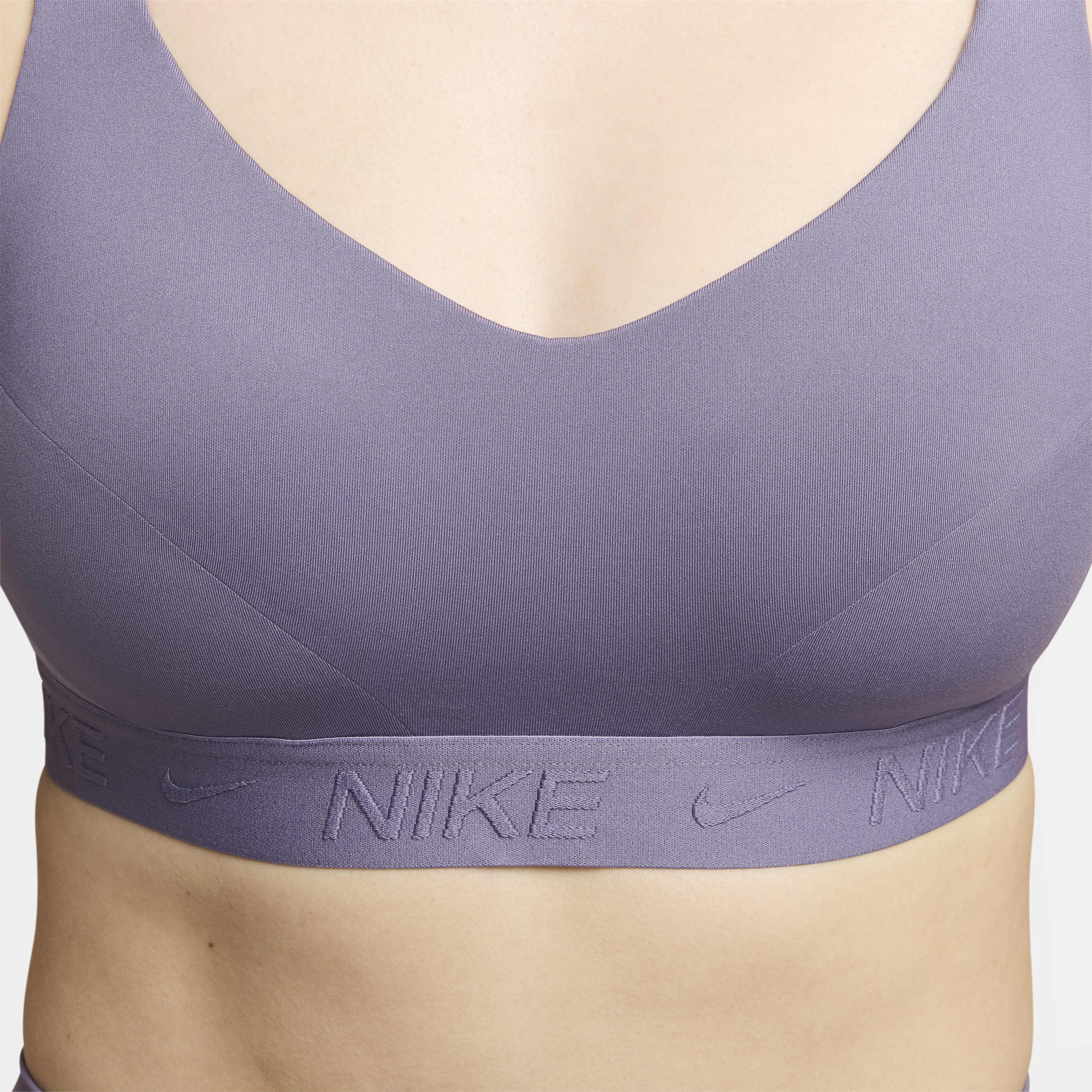 Women s Indy High Support Training Sports Bra Grey Nike in KSA SSS