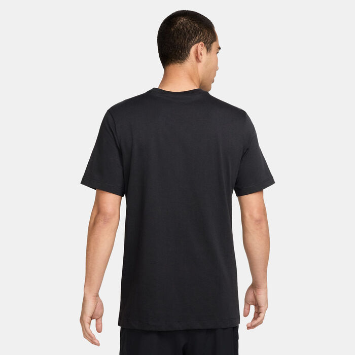 Nike Men's Running T-Shirt Grey Nike Men's Running T-Shirt Grey image number 1