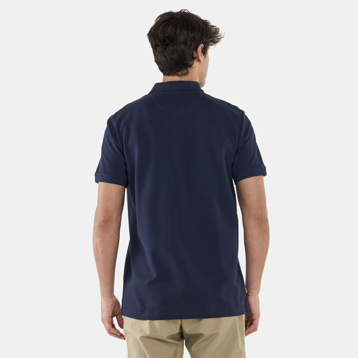 Timberland Men's Miller River Polo Shirt Blue Timberland Men's Miller River Polo Shirt Blue image number 1