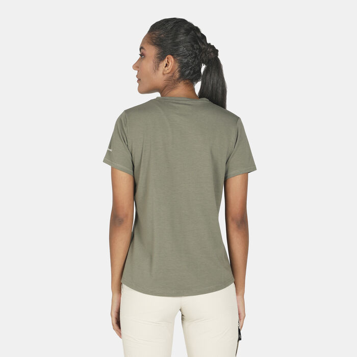 Columbia Women's Sun Trek Graphic T-Shirt Green image number 1