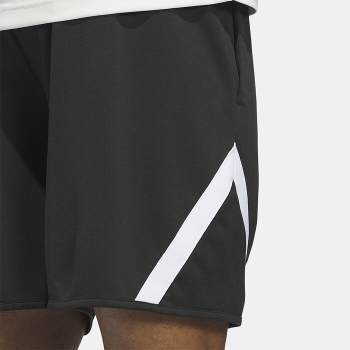 adidas Men's Pro Block Basketball Shorts Black adidas Men's Pro Block Basketball Shorts Black image number 4