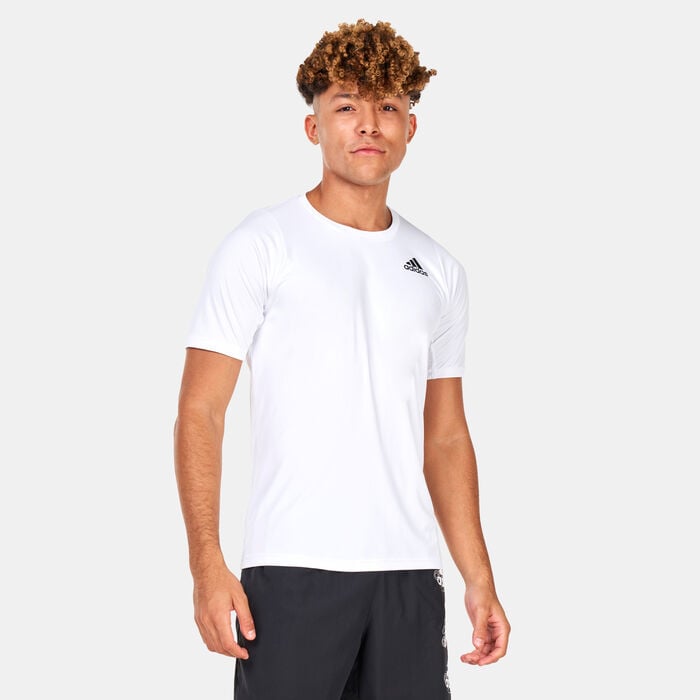 adidas Men's Run Icons Running T-Shirt White adidas Men's Run Icons Running T-Shirt White image number 0
