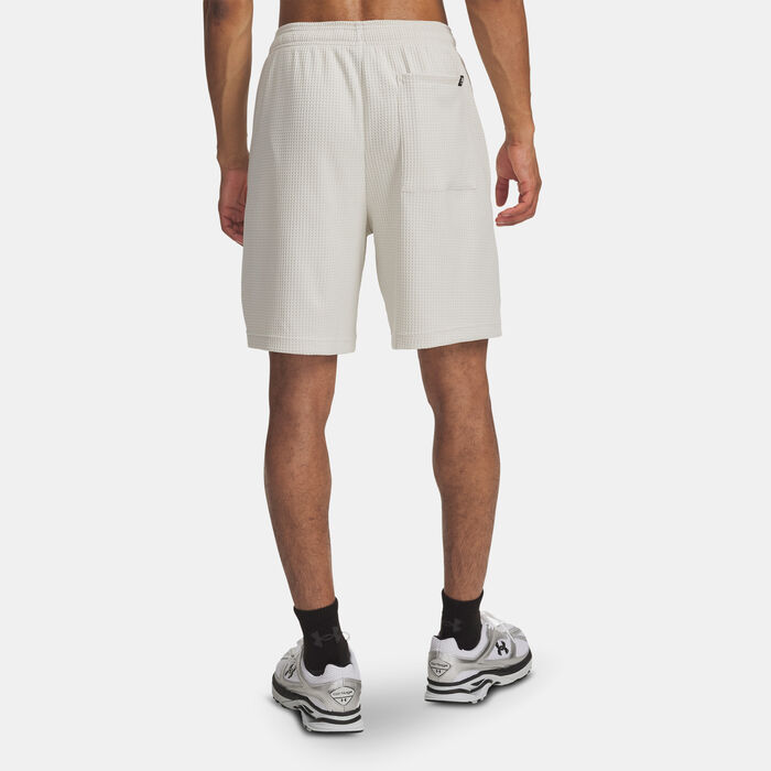Under Armour Men's Rival Waffle Shorts White image number 1