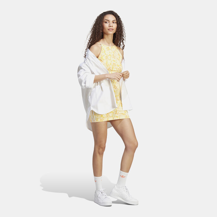 adidas Originals Women's Tight Dress yellow adidas Originals Women's Tight Dress yellow image number 2