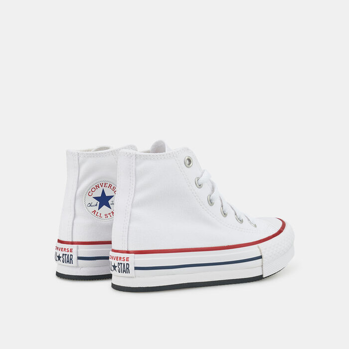 Converse Kids' Chuck Taylor All Star EVA Lift Platform Unisex Shoe (Younger Kids) White Converse Kids' Chuck Taylor All Star EVA Lift Platform Unisex Shoe (Younger Kids) White image number 2