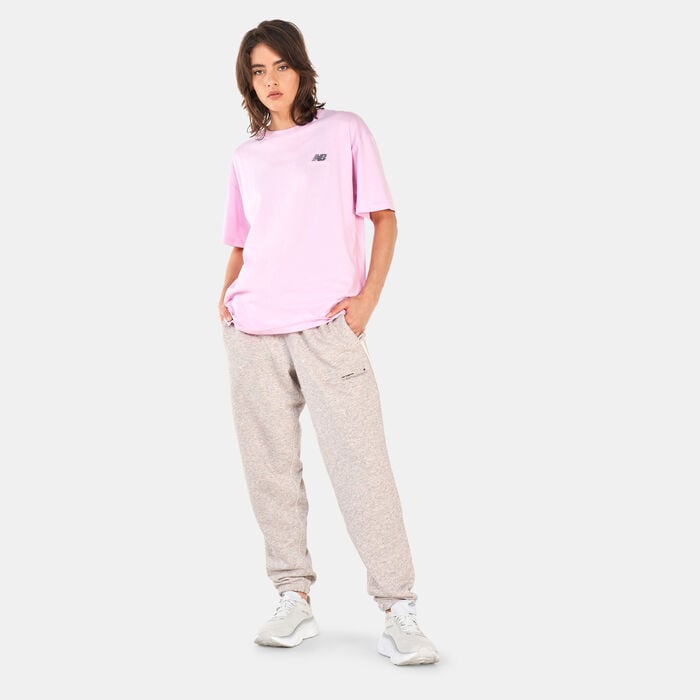 New Balance Men's Uni-ssentials Cotton T-Shirt Purple New Balance Men's Uni-ssentials Cotton T-Shirt Purple image number 4