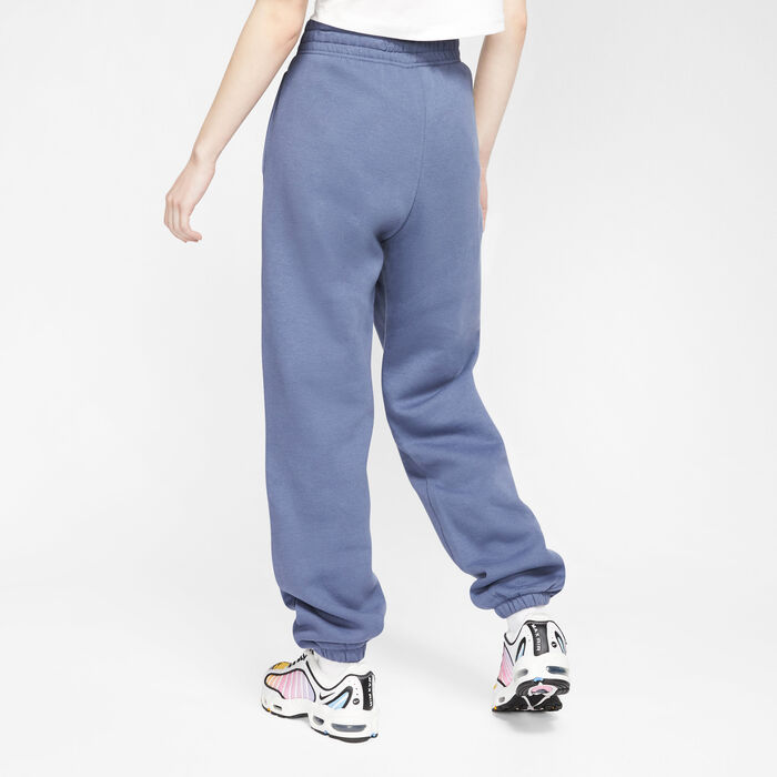 Buy Nike Women's Sportswear Essential Fleece Sweatpants Blue in