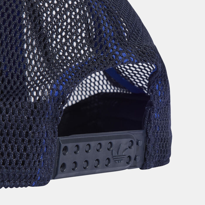 adidas Originals Men's Adicolor Archive Trucker Cap Blue image number 3