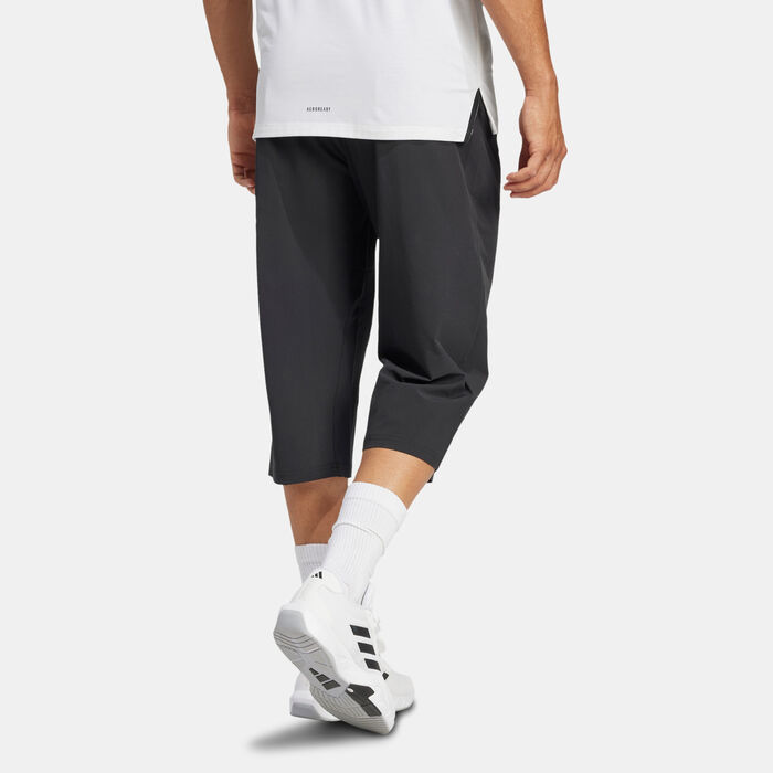 adidas Men's Train Essentials Woven 3/4 Track Pants Black adidas Men's Train Essentials Woven 3/4 Track Pants Black image number 1