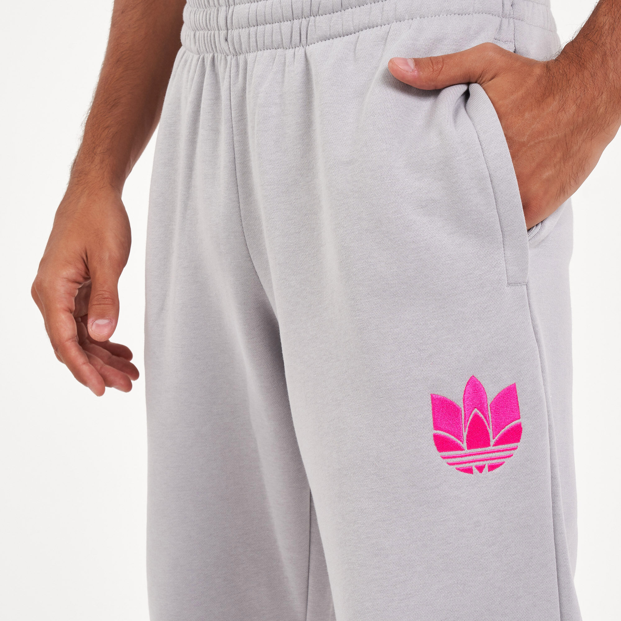 3d trefoil graphic sweat joggers outlet