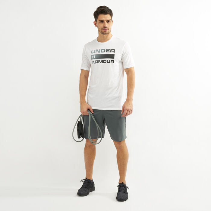 Under Armour Men's Team Issue Wordmark Graphic T-Shirt White image number 2